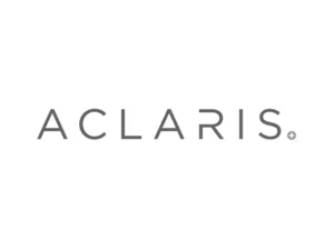 Logo ACLARIS in grau