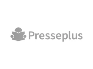 Logo Presseplus in grau