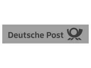 Logo Deutsche Post in grau